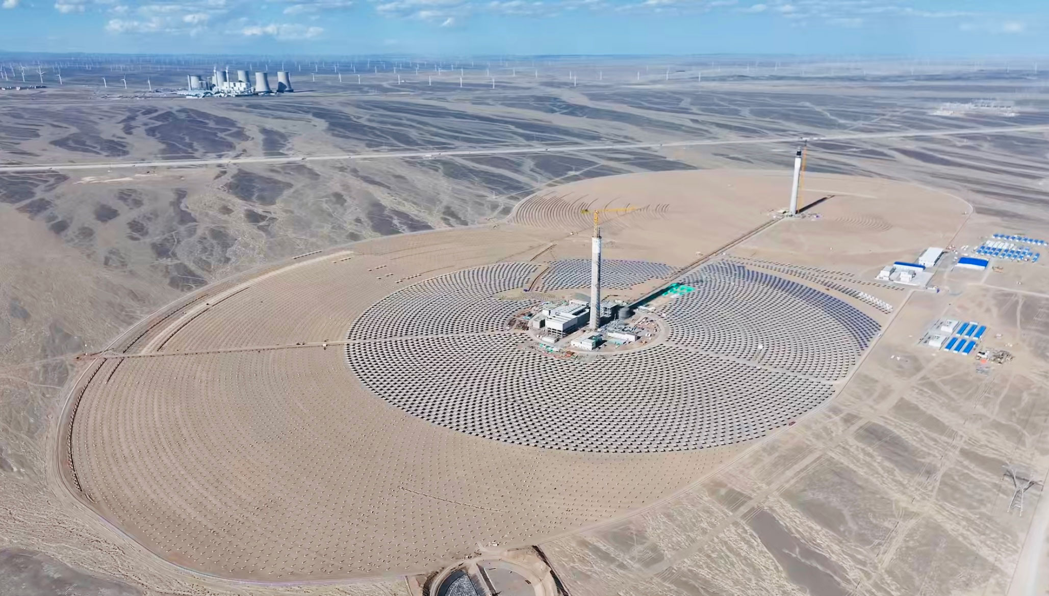 China_Three_Gorges_Corporation_dual-tower-solar-thermal-plant